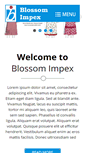 Mobile Screenshot of blossomimpex.com